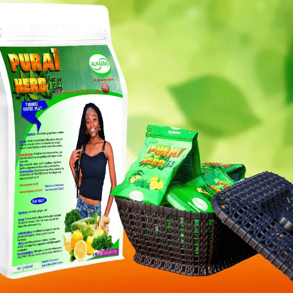 Tisane PURAI HERB Formule Ventre Plat 260g 28 Sachets