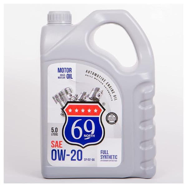 69 North Huile moteur SAE 0W-20 Carafe de 5l