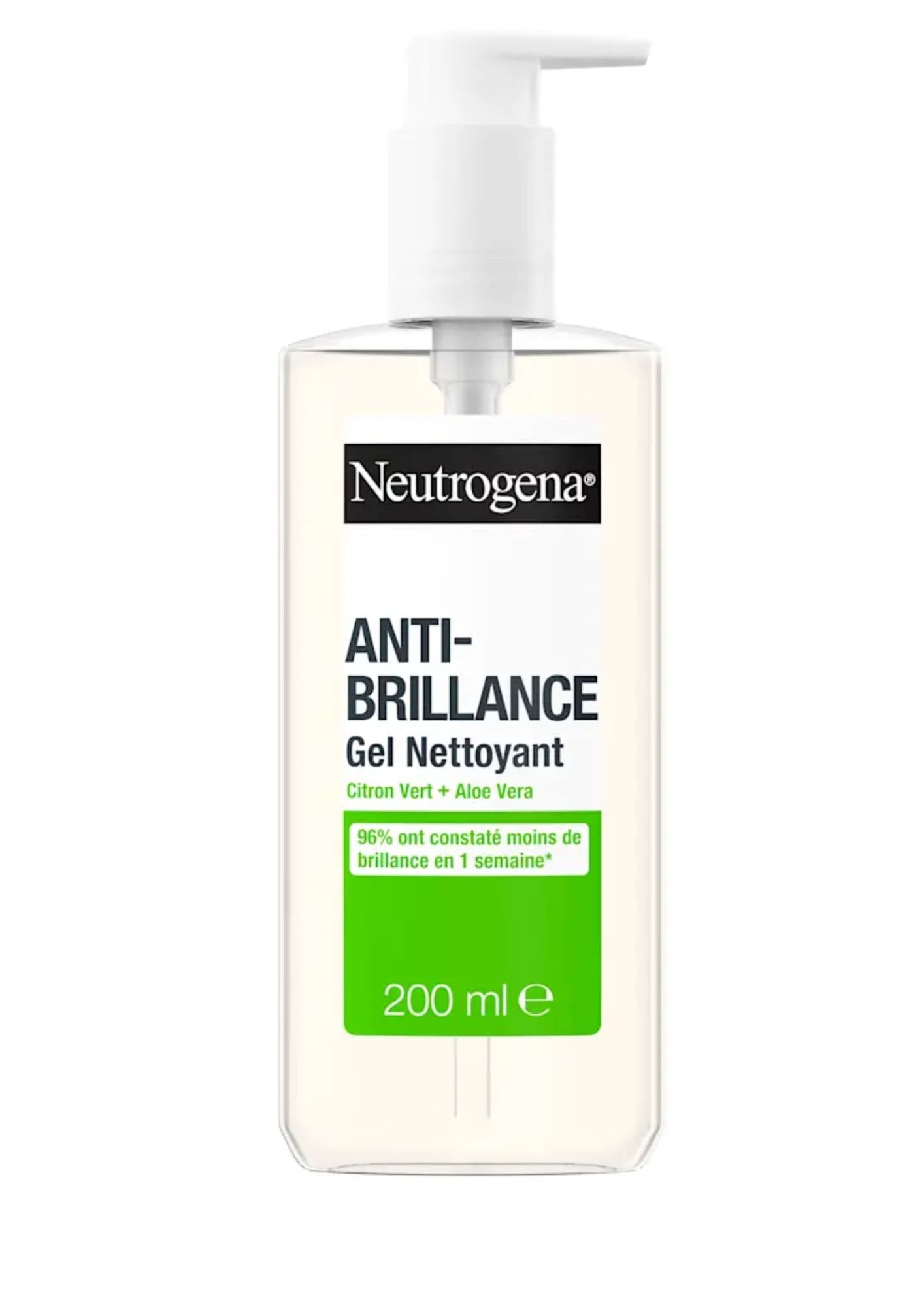 Gel nettoyant anti-brillance citron NEUTROGENA 200ml